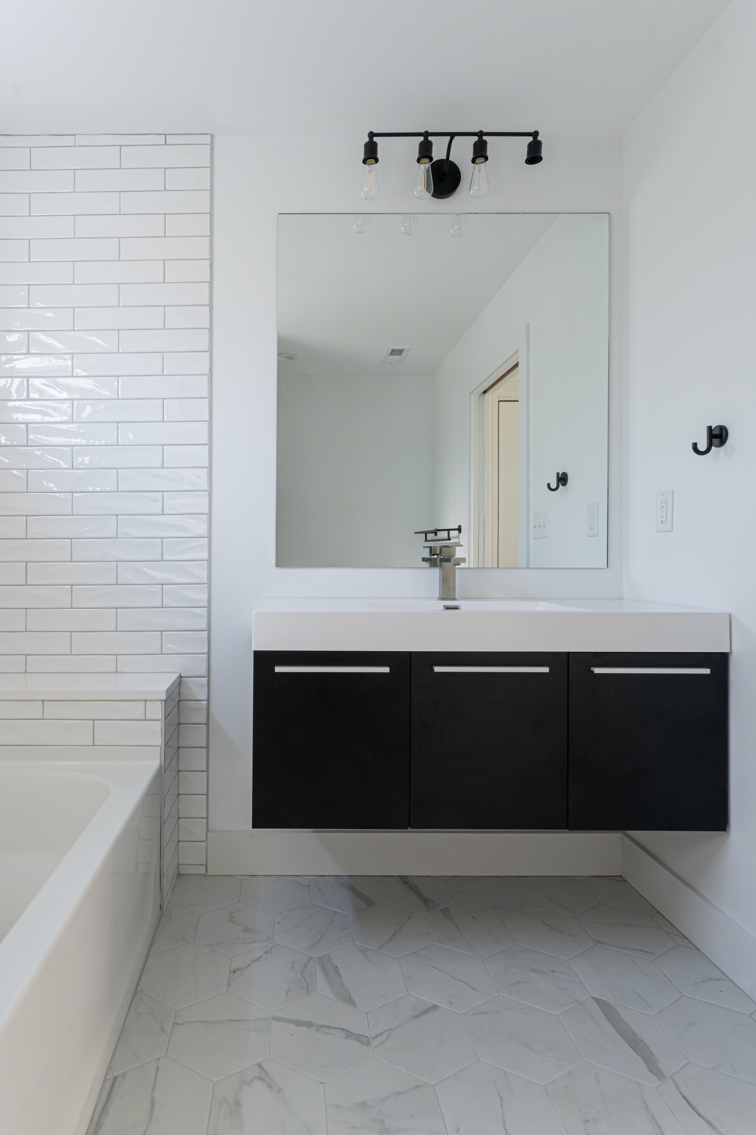 Asheville Interior Design - Modern Floating Vanity