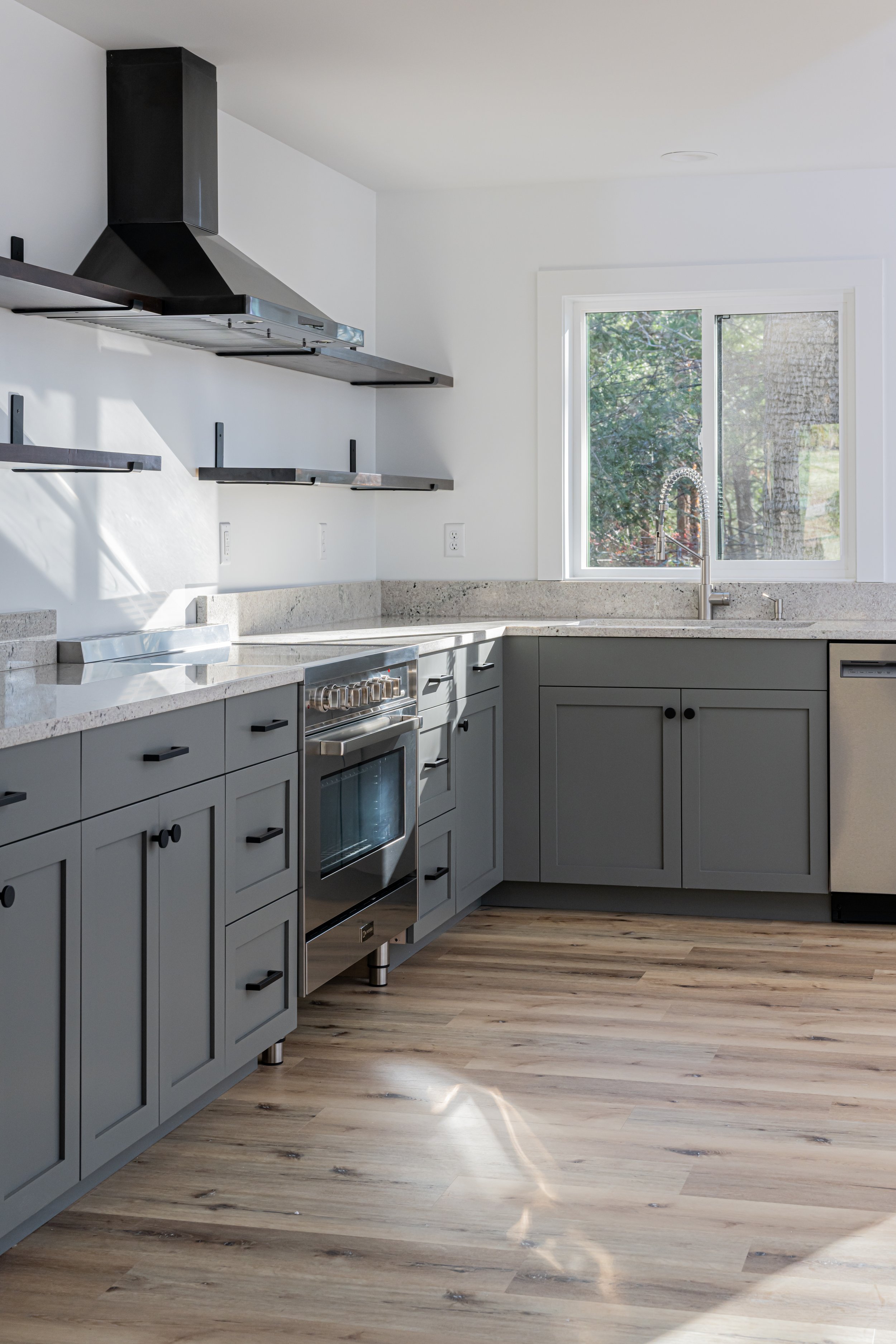 Asheville Interior Design - Modern Kitchen Grey