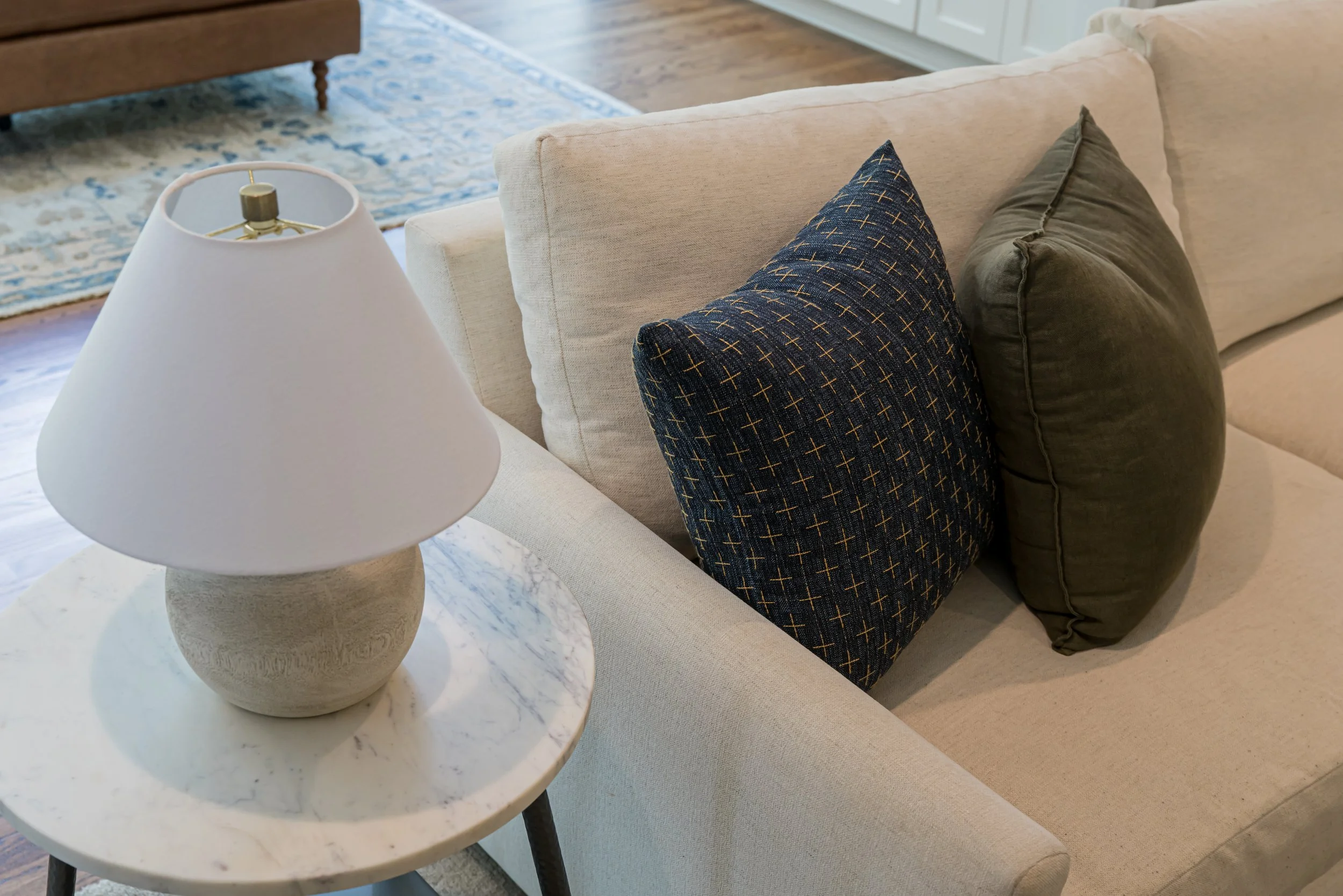 Photo by Ryan Theede Photography - Asheville Interior Design; Classic meets modern living room