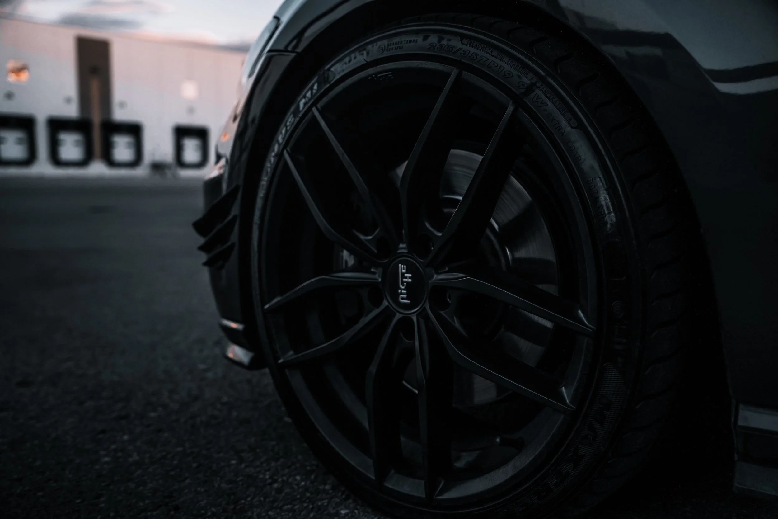Custom wheels on Volkswagen Golf | Edmonton automotive photographer DarkShark Media