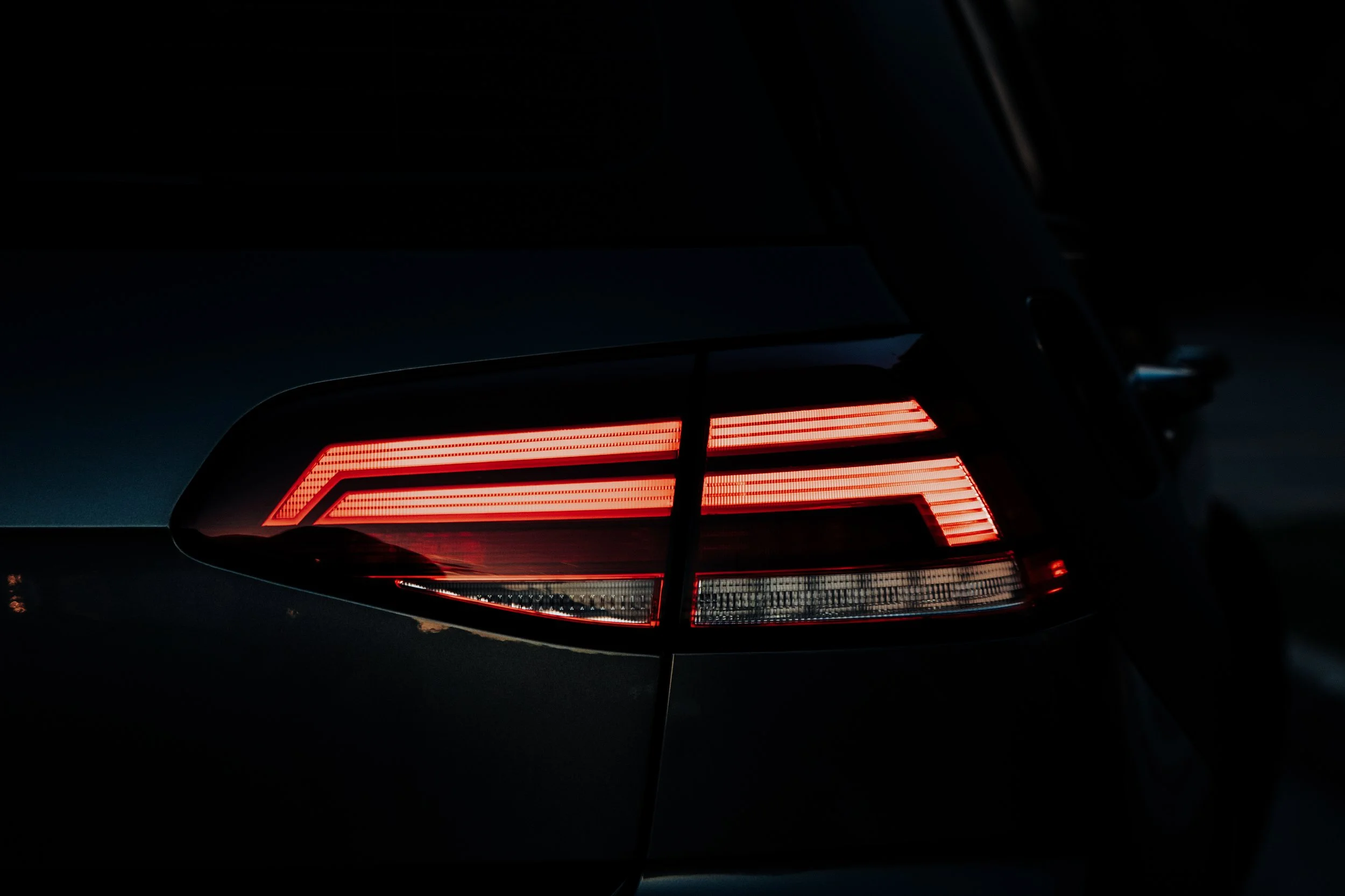 Volkswagen Golf tail light | Edmonton automotive photographer DarkShark Media