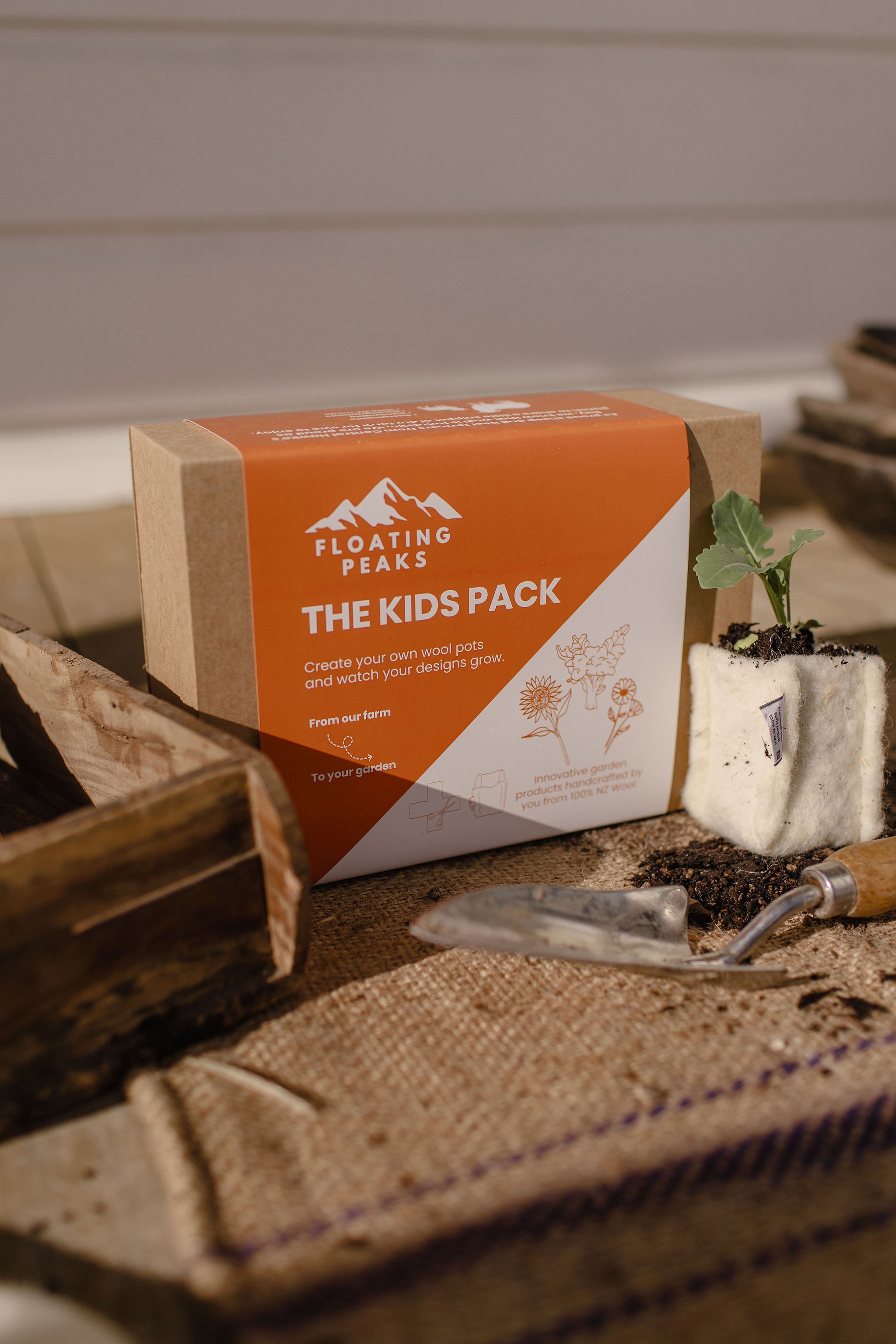 The Kids Pack - Create your own wool pots