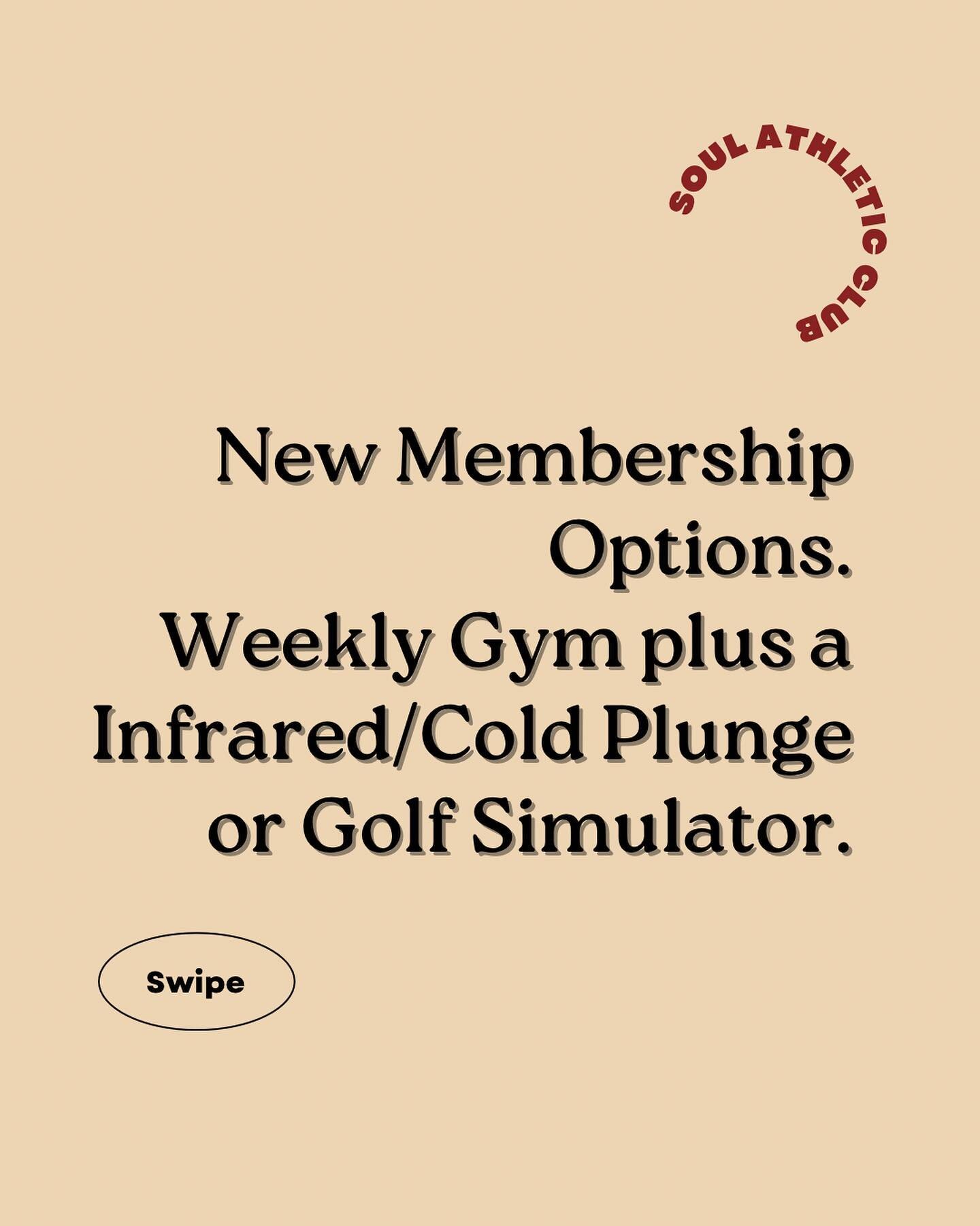 You asked We listened 
New Membership Options are here
~ Link In Bio to Join ~
