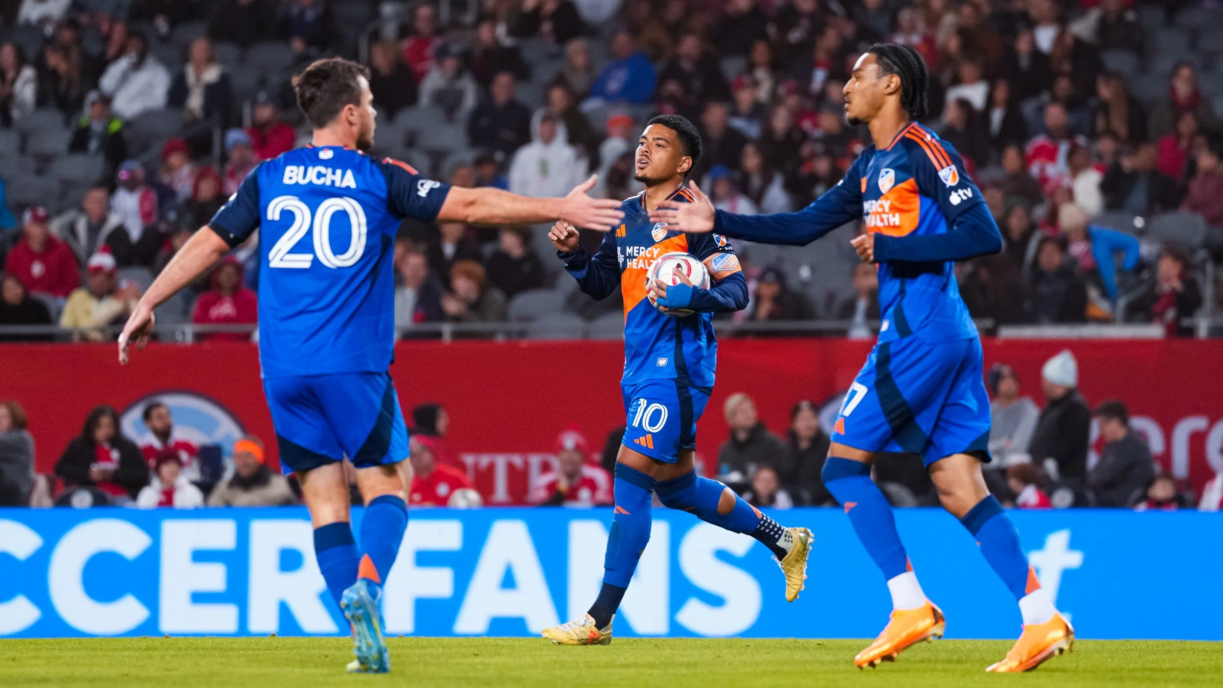 Roman Celentano, Evander SPARK FC CIncinnati to WILD 3-2 win over Chicago Fire FC
