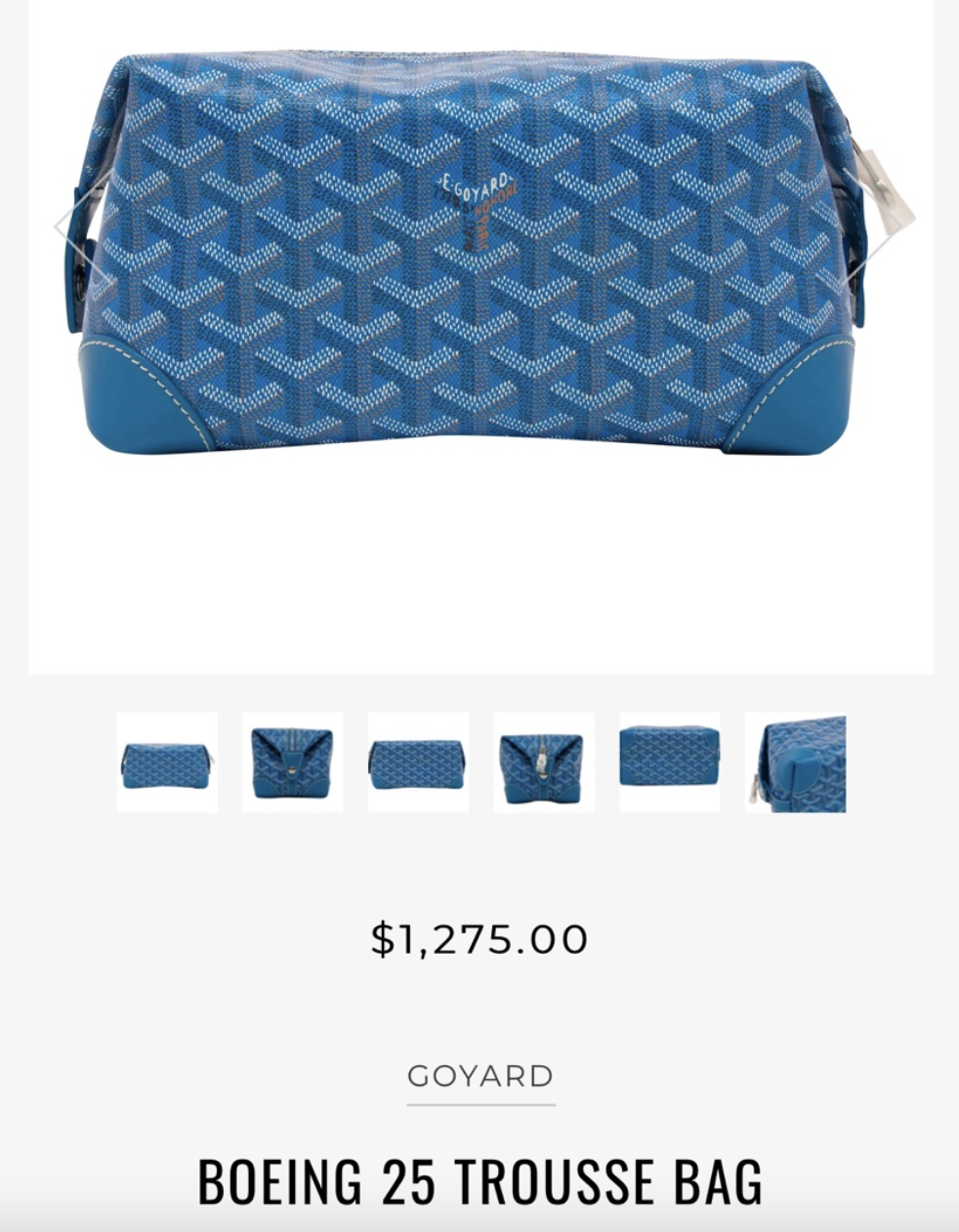 Brand new goyard toiletry bag.  Goyard bag, Bags, Toiletry bag