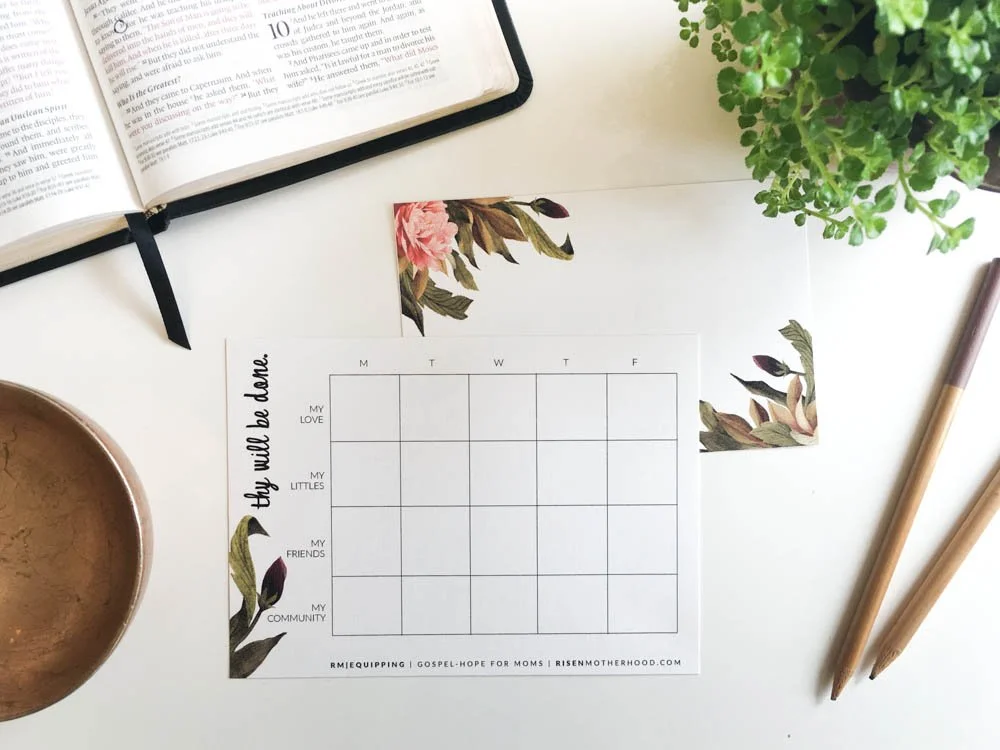 Free Printable: Weekly Prayer Card and Blank Prayer / Scripture Card