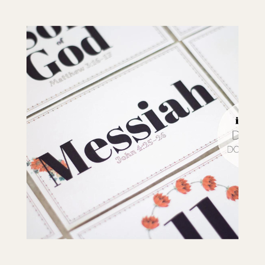 Names of Jesus Advent Cards from LittleGreatDesignCo