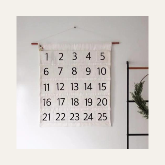 Advent Calendar from Cotton and Home