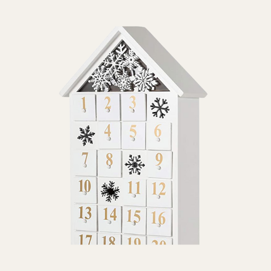 BRUBAKER Wooden Advent Calendar