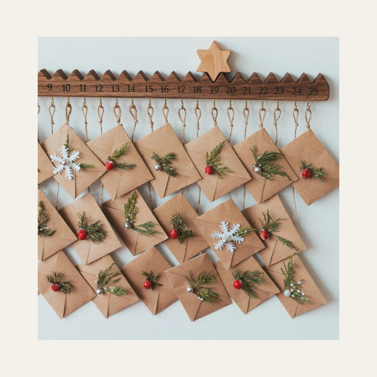 Wooden Advent Calendar from Busy Puzzle