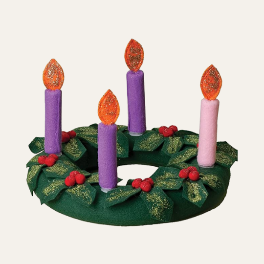 Roman Fabric Christmas Advent Wreath from The Roman Store