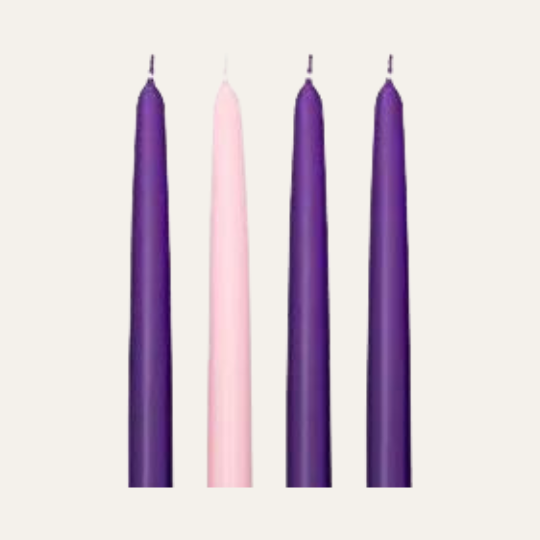 Advent Candle Set from Elite Holiday Products