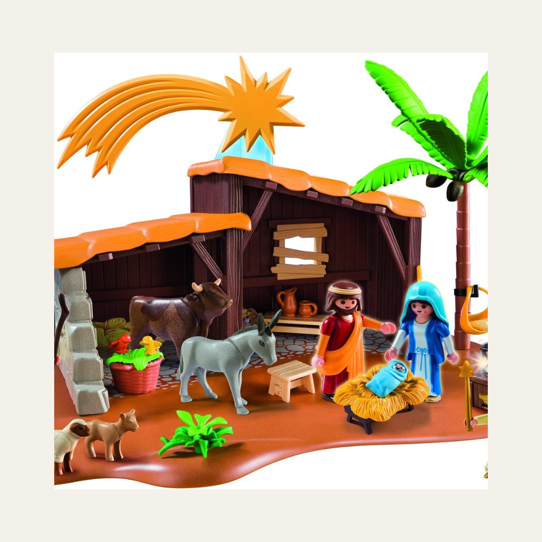 Playmobil Nativity Stable with Manger Play Set