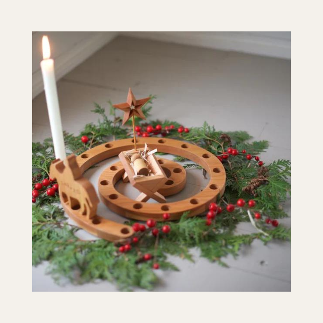 Cradle-to-Cross Wreath from The Keeping Company