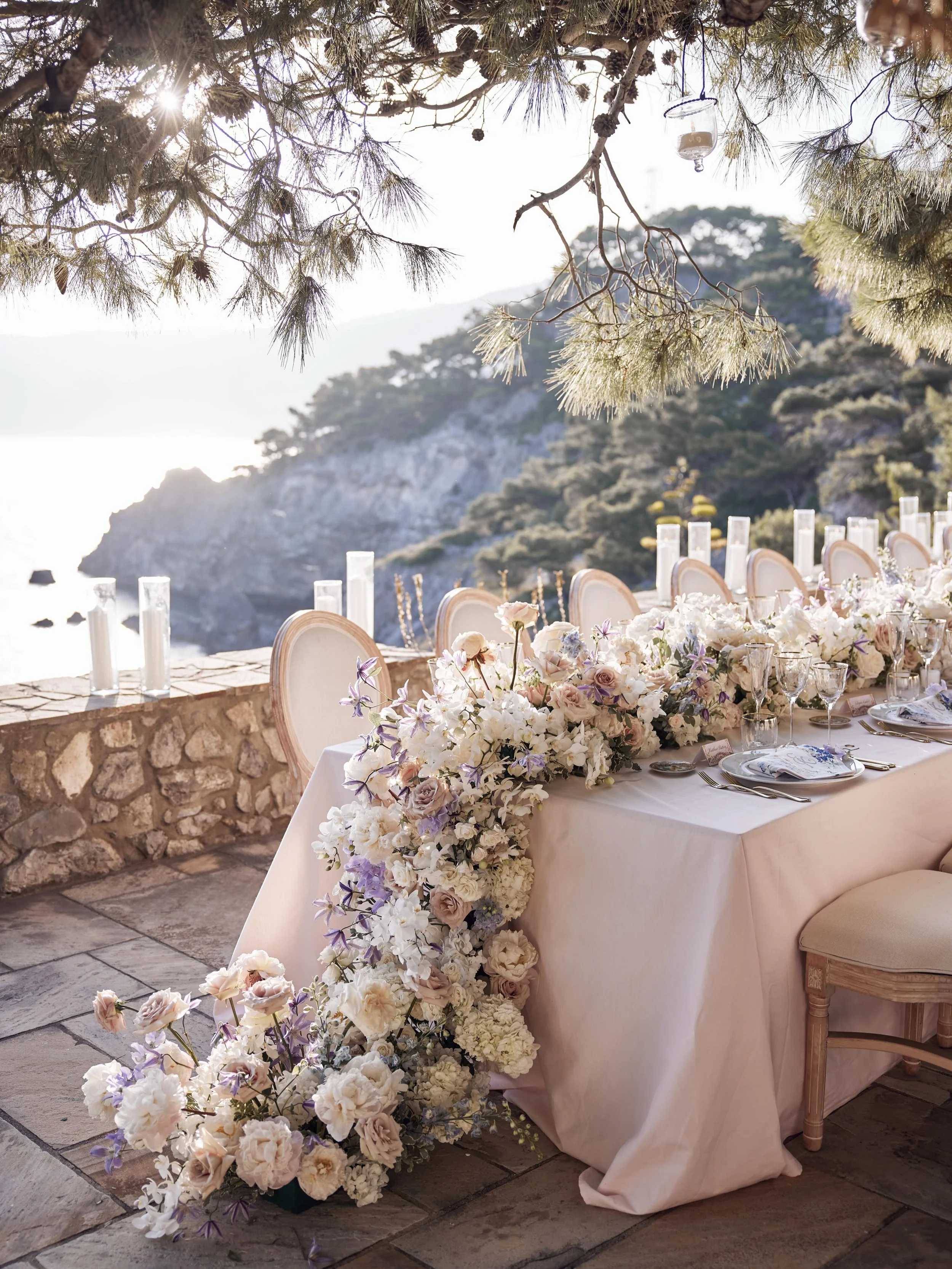 An island so mythically beautiful, Homer wrote about it. So rare, you can only arrive by private invitation. So soaked in extraordinary creative and cultural history, it felt surreal to be there. 

Surrounded by just their nearest and dearest, Ella a