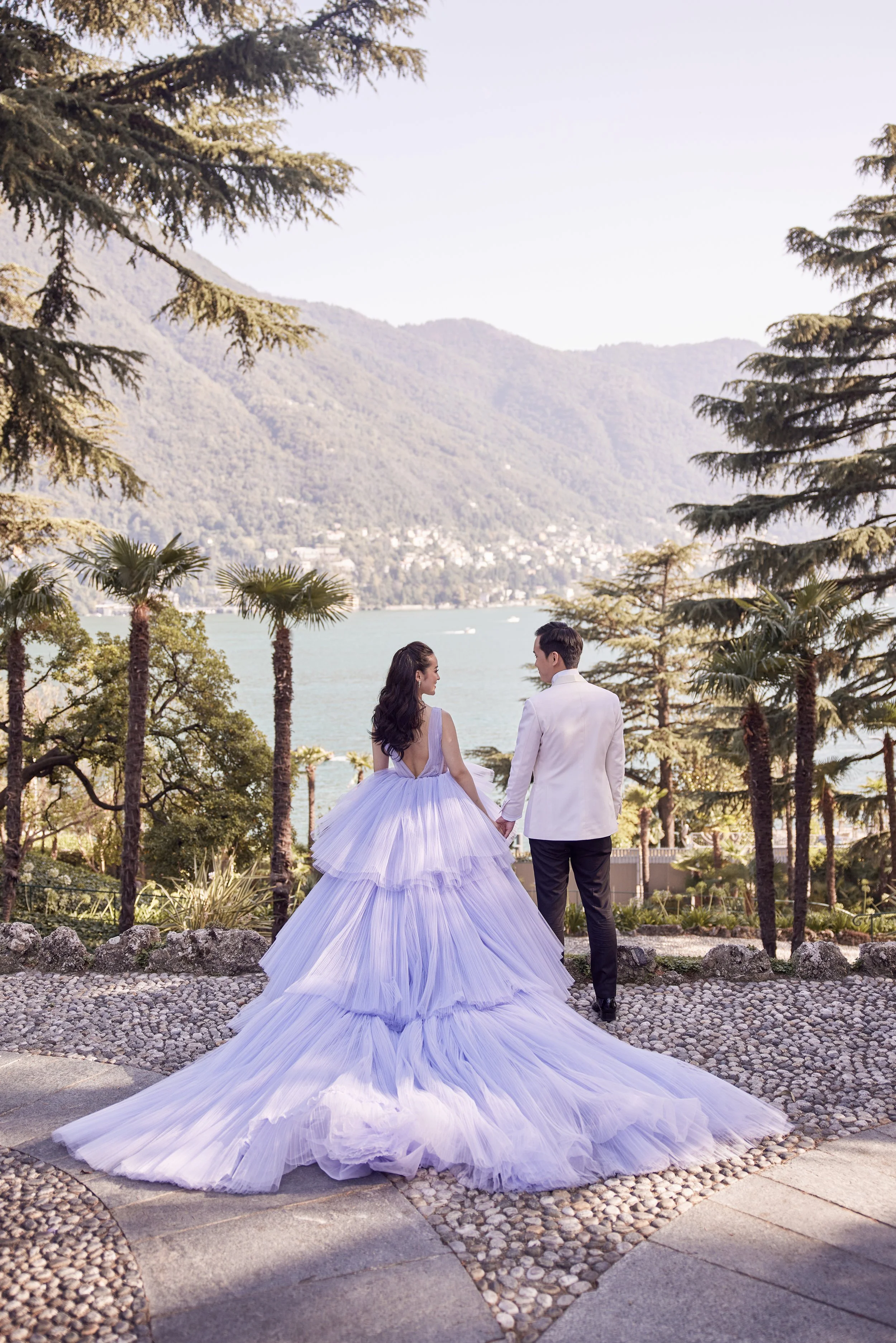 Romantic engagement photoshoot in Lake Como with Lost in Love Photography