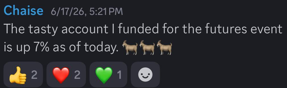 Simple Stocks member result screenshot without avatar