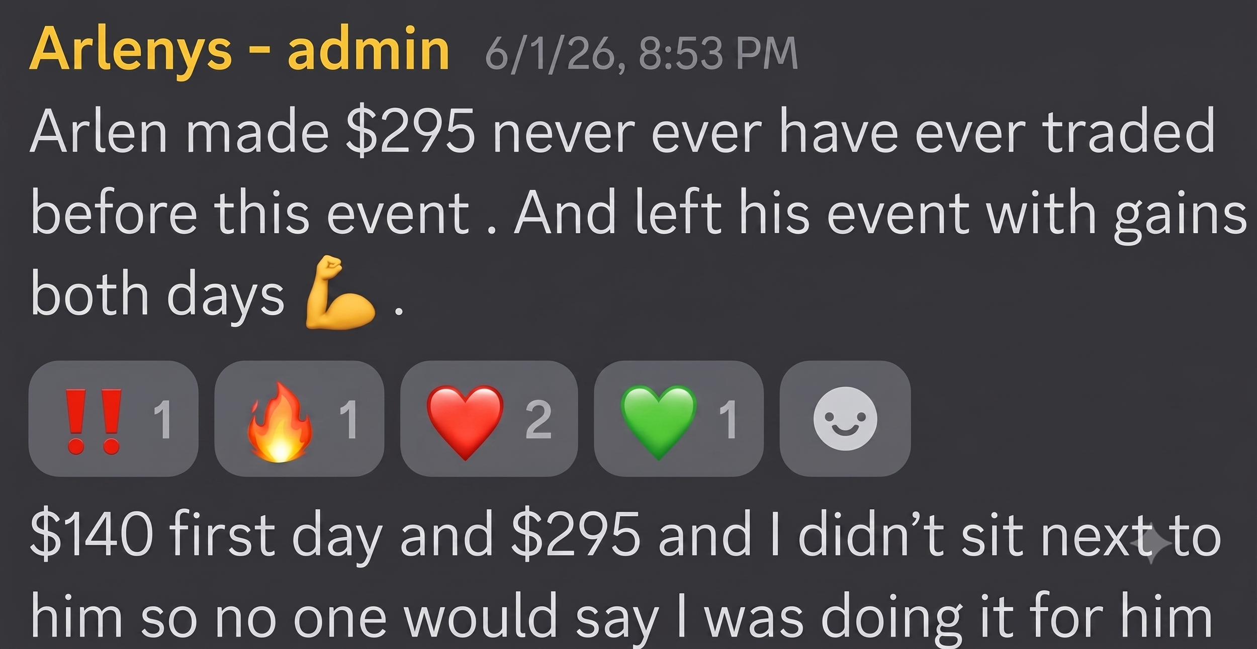 Simple Stocks in-person futures event room screenshot