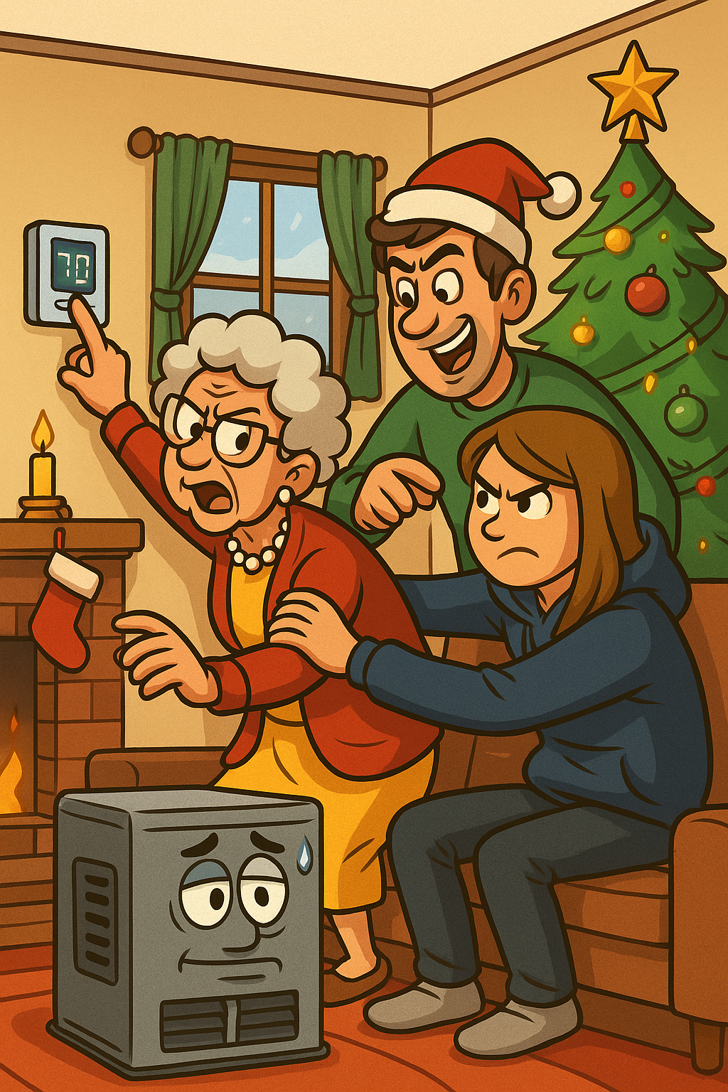 The Great Christmas Thermostat Truce: How to Prevent Family Fights Over the Heat