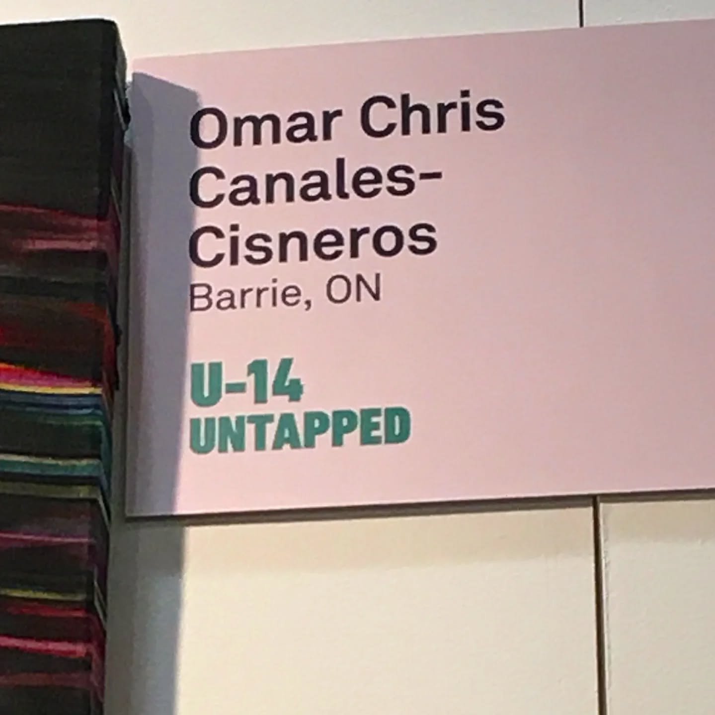 Some Barrie representation with @omar.inferno participating in the emerging artist Untapped section @artistprojectto!

Get ready to see some of these works closer to home as they are being exhibited at Barrie City Hall next! 

@citybarrie @creativeba
