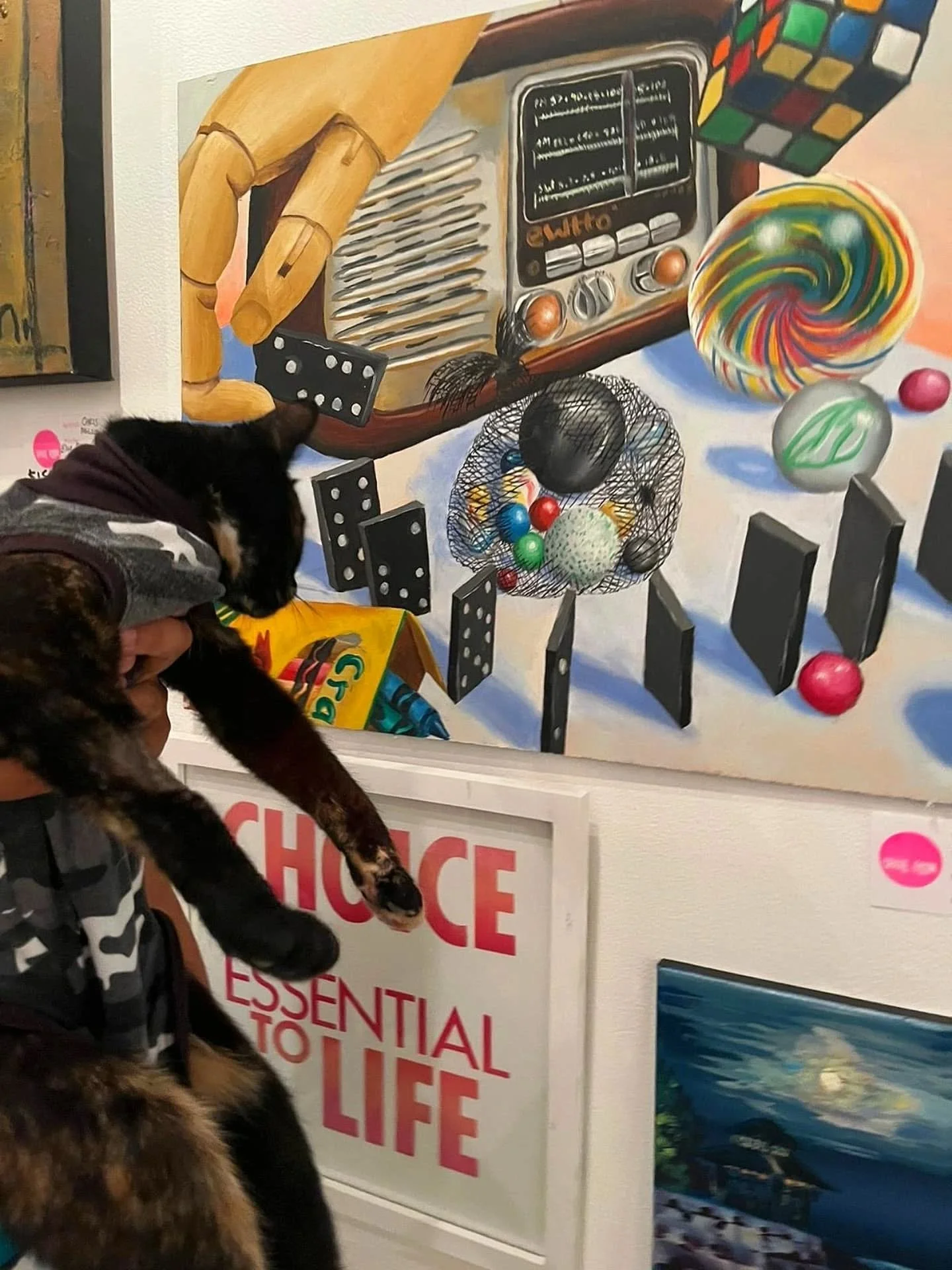 On for two more days, the spare work show is drawing in serious collectors *proof in the first picture* 

August 1-4 11am-4pm
📍12 Lakeshore Mews 

@citybarrie @creativebarrie @downtownbarrie #spareroombarrie #downtownbarrie #decemberevents #artistta