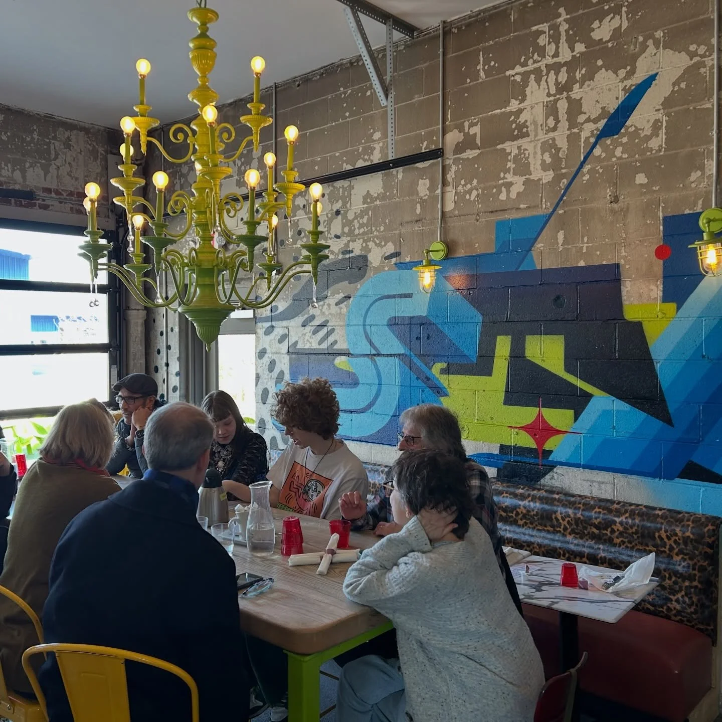 The scene at last year&rsquo;s Luxe VIP brunch + table talk with @cincinnatipreservation&rsquo;s Executive Director, Beth Johnson, at @thestandardcov. The Standard restaurant and bar occupies a historic corner building that dates back to the 1930s, w
