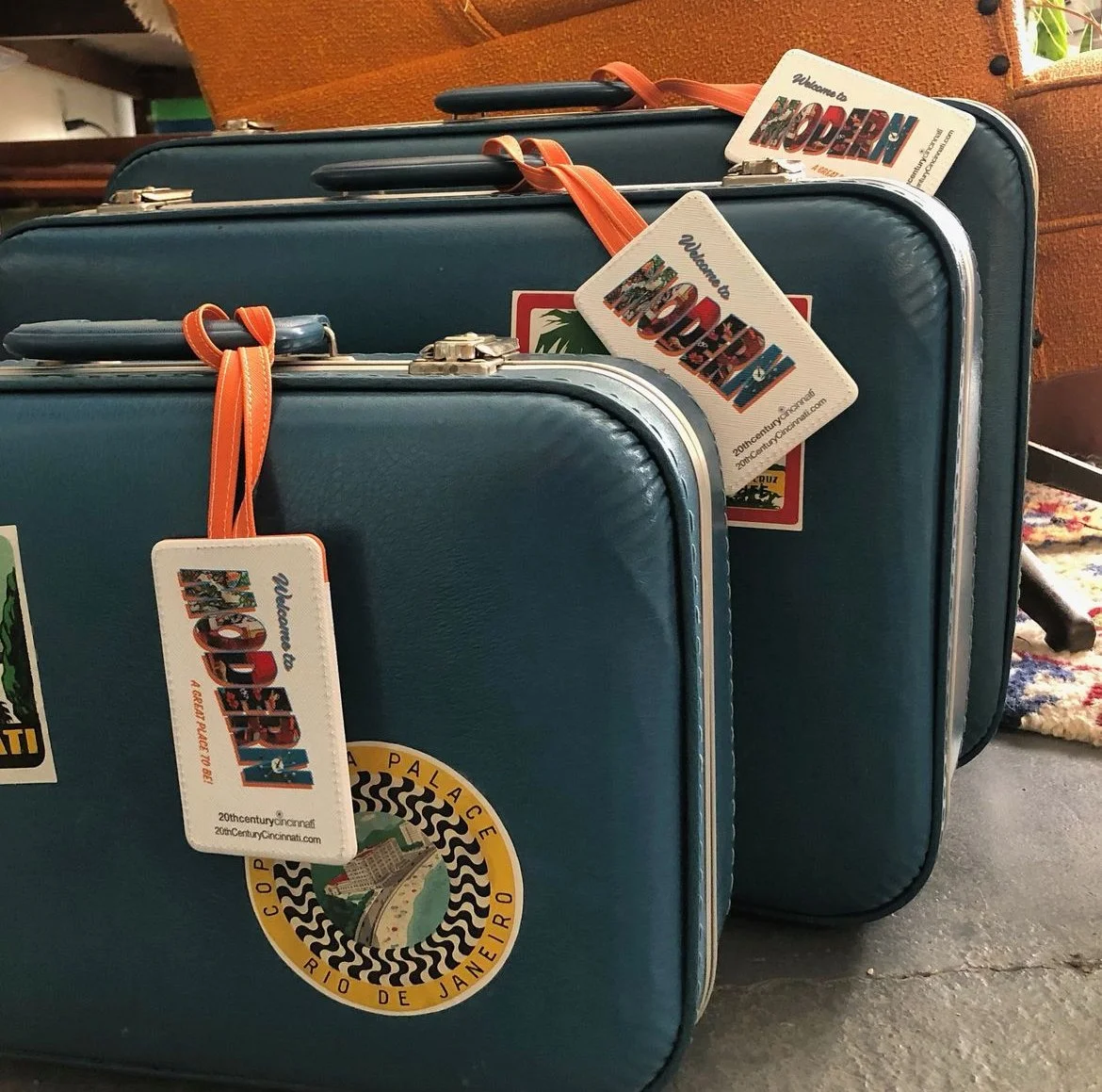 "Welcome to Modern" Luggage Tag