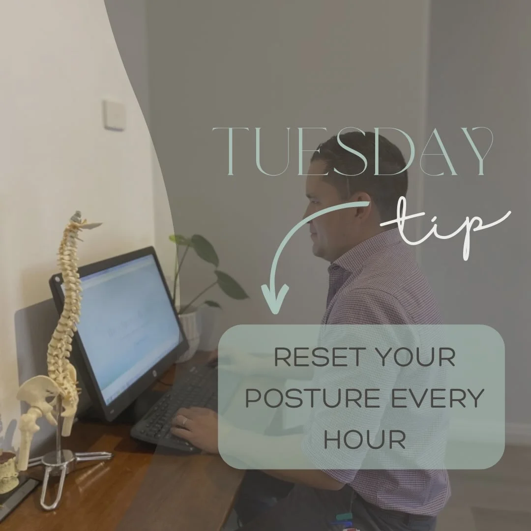 Tuesday Tip: Reset Your Posture Every Hour

It&rsquo;s easy to get caught up in work, study or scrolling but your body loves movement.
A quick posture reset each hour can reduce tension, support spinal health, and help you feel better by the end of t