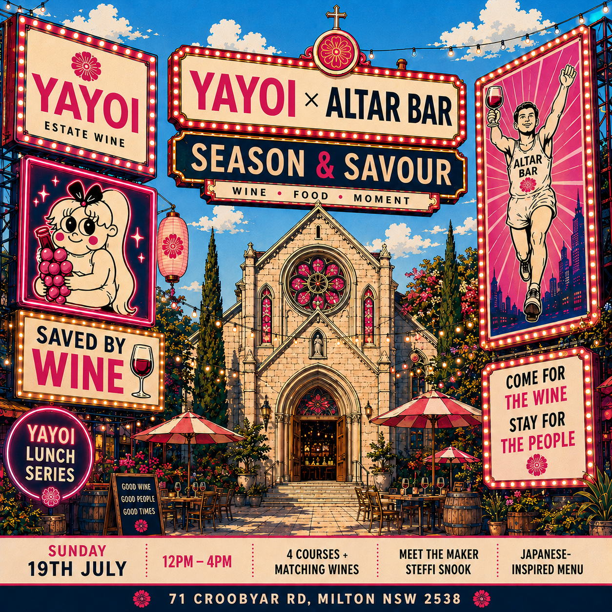 Yayoi x Alter Bar x Season & Savour Wine Tasting Lunch