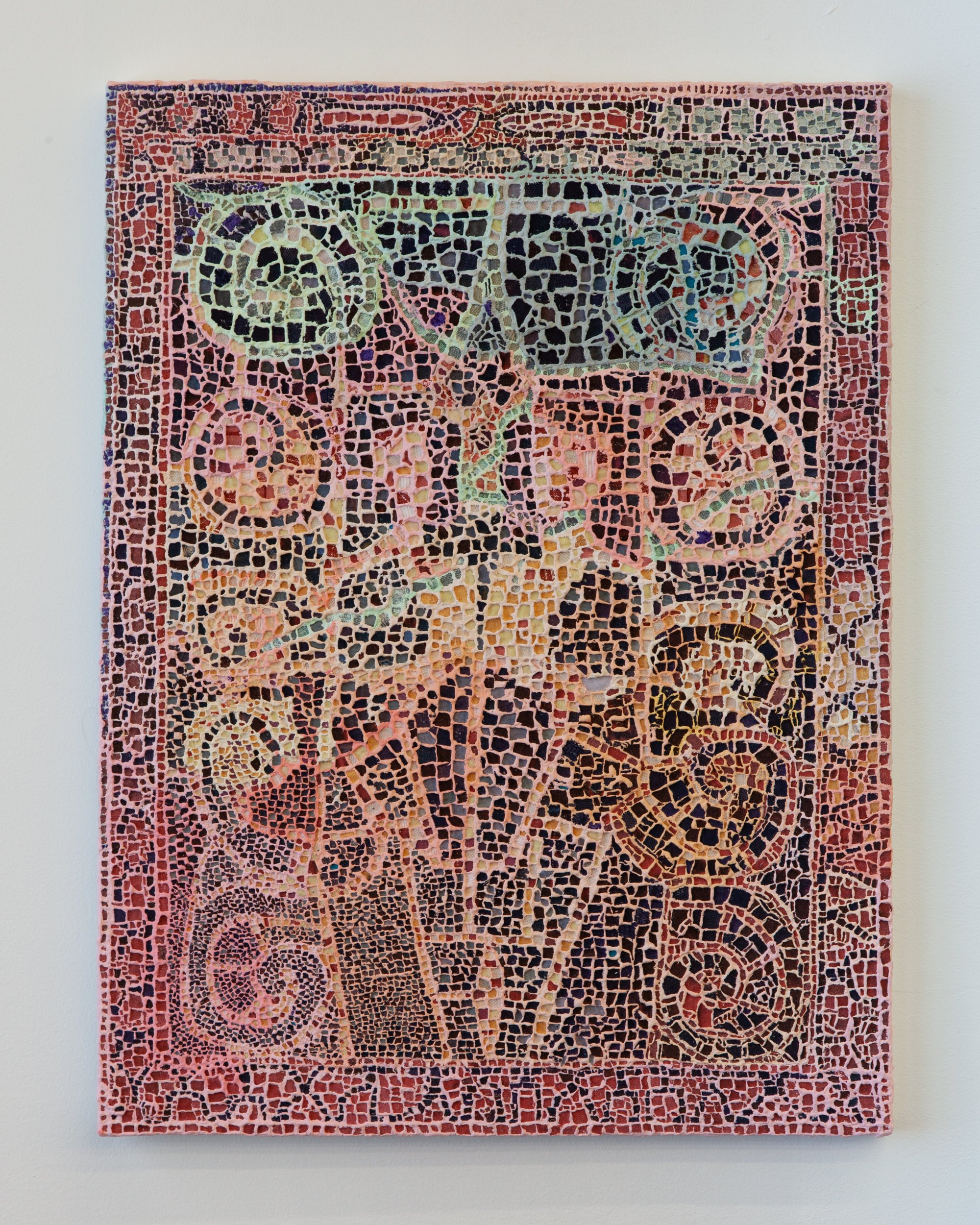 Carrie Adamson
Cast Iron Vent Cover, 2023
Spackling, acrylic, fabric
24 x 18 in