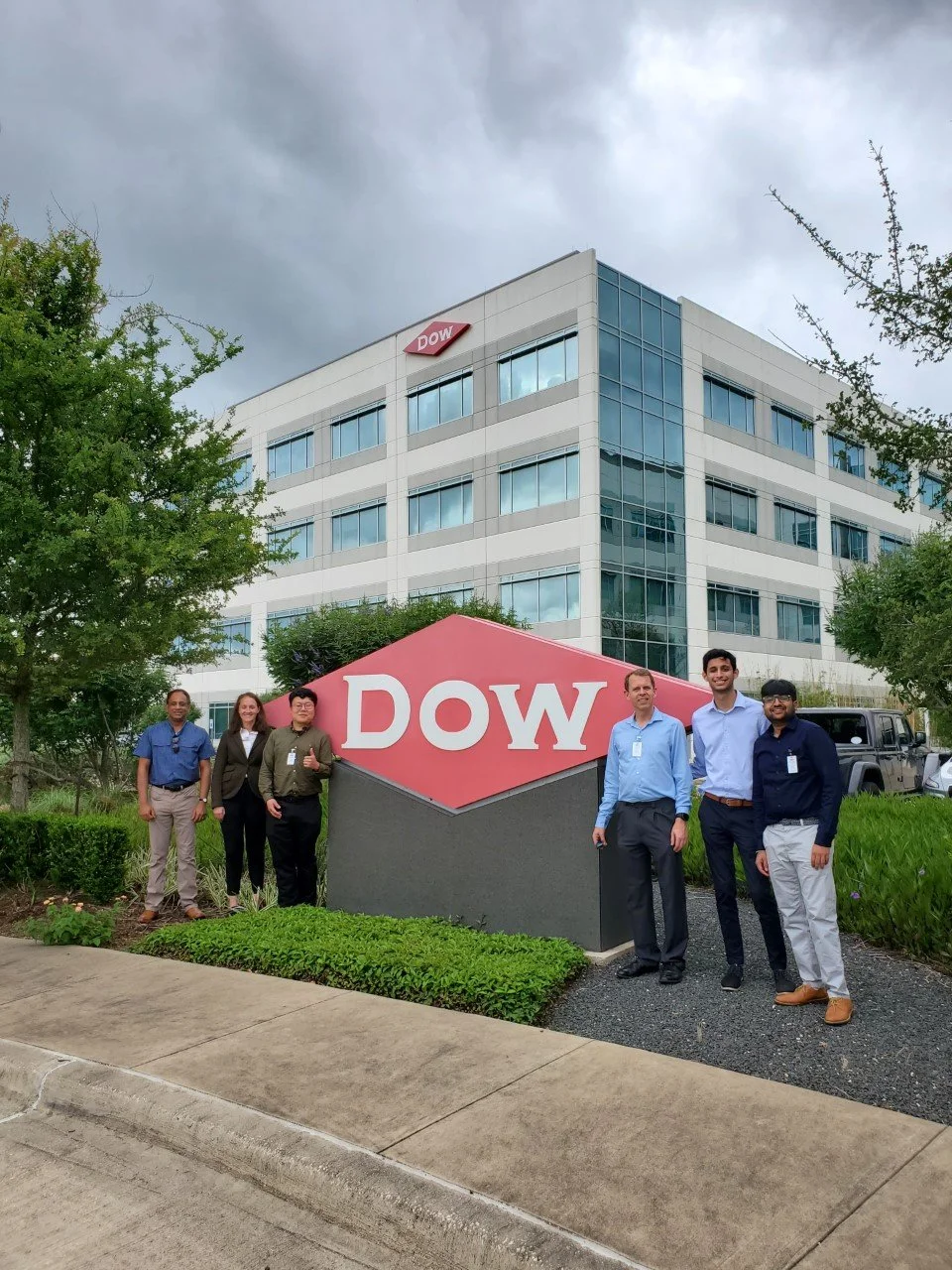 Team visits DOW Chemical for Project Meeting