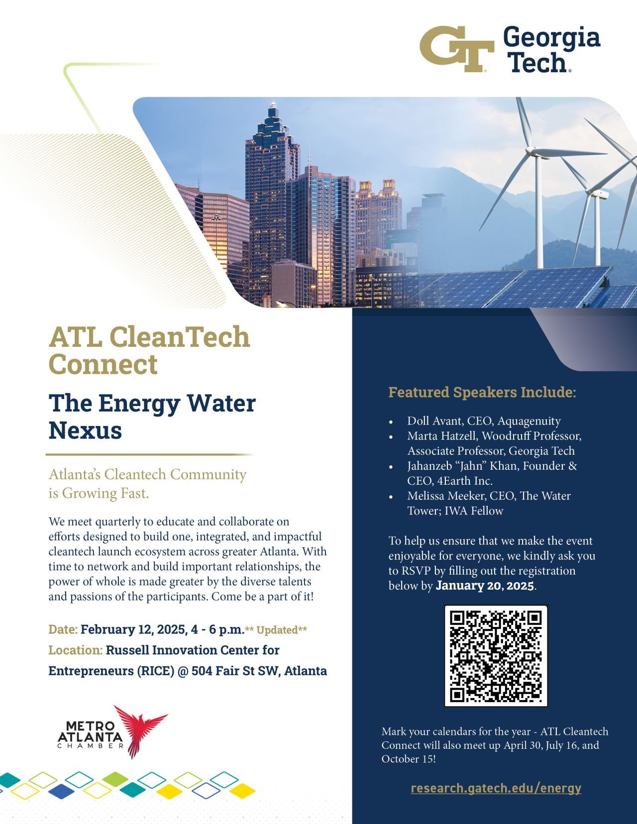 Dr. Hatzell serves as panelist for the ATL Cleantech Connect