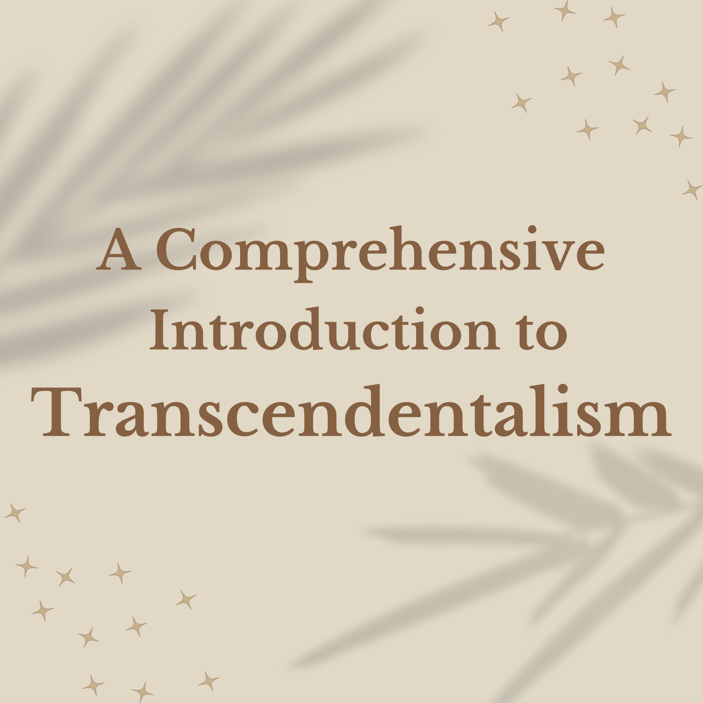 A Comprehensive  Introduction to  Transcendentalism cover.png