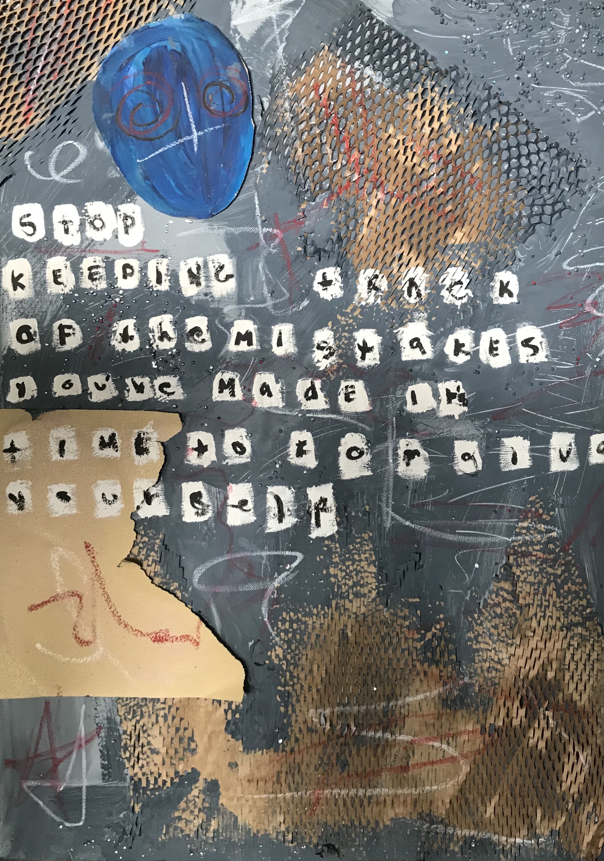 TITLE: Forgiveness // ARTIST: Elijahraymakes // DESCRIPTION: This artwork is a resemblance to not forgiving your self and thinking it's all you