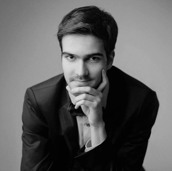 professional black and white headshot