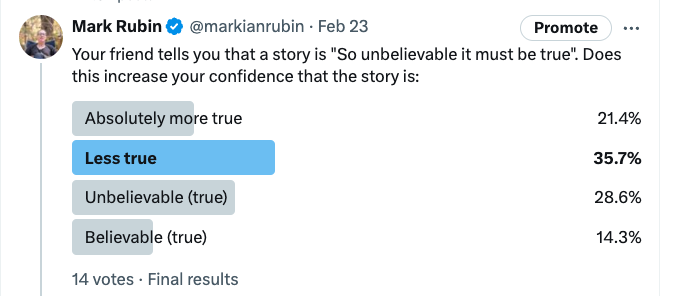 Volley 4: Unbelievable is a confusing word.