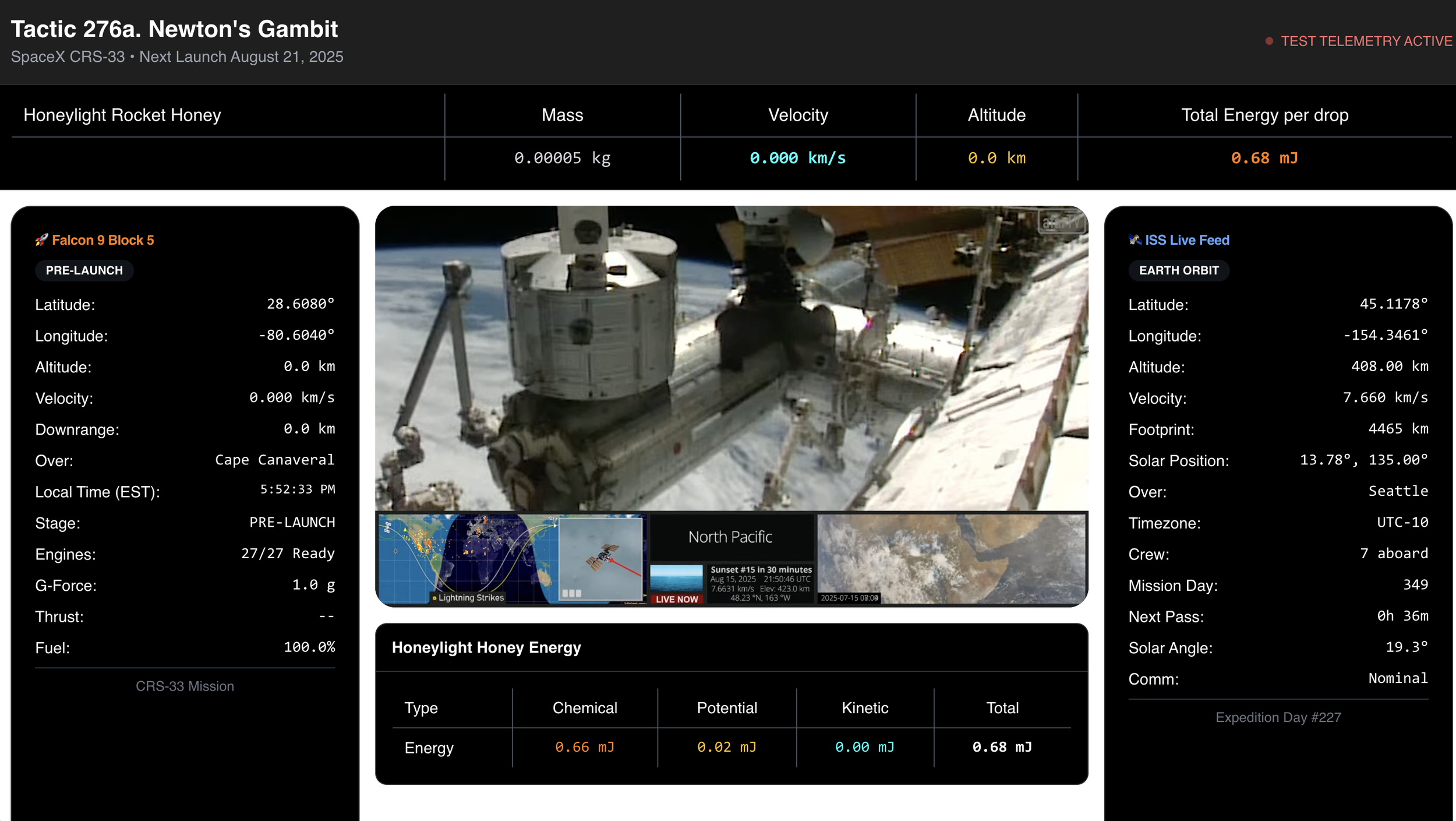 Tactic 276a. Newtons’ Gambit. A ramp to space. Delayed to February 2026