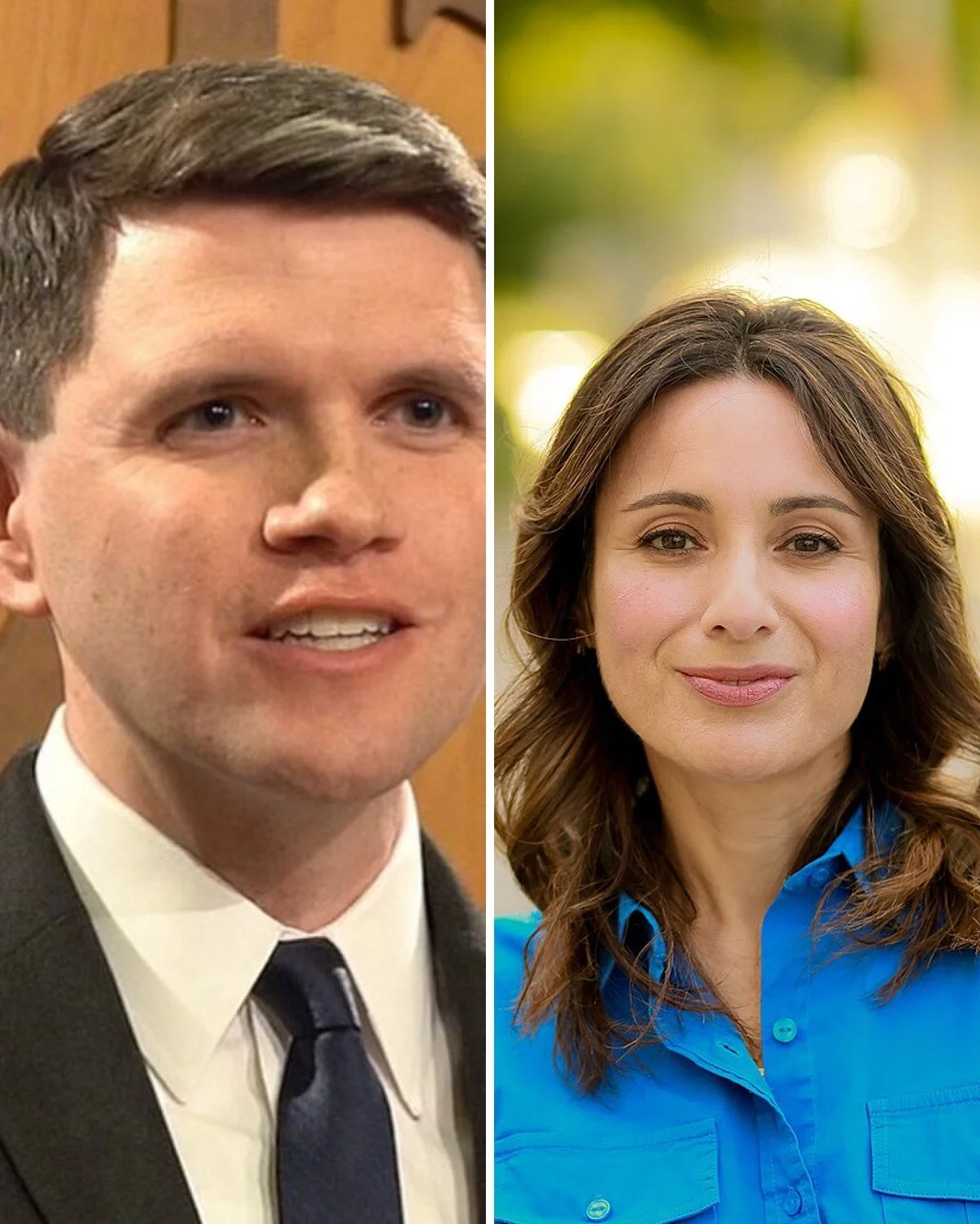 James Talarico and Gina Hinojosa