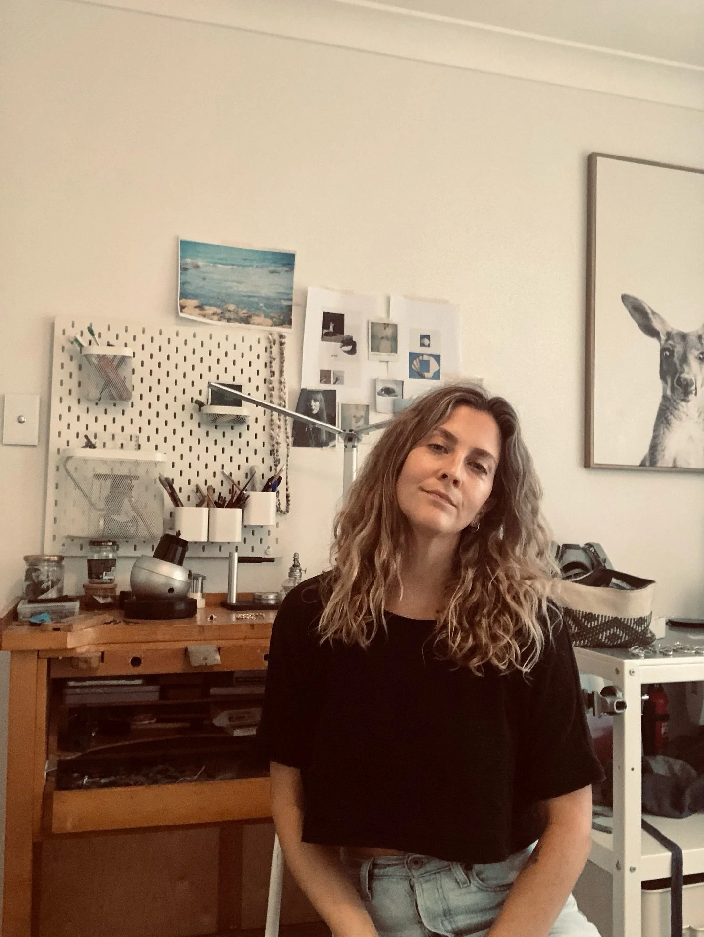 The artist &amp; the art&hellip;
.
.
.
#studiostilllife #artiststudios #jewellerydesign