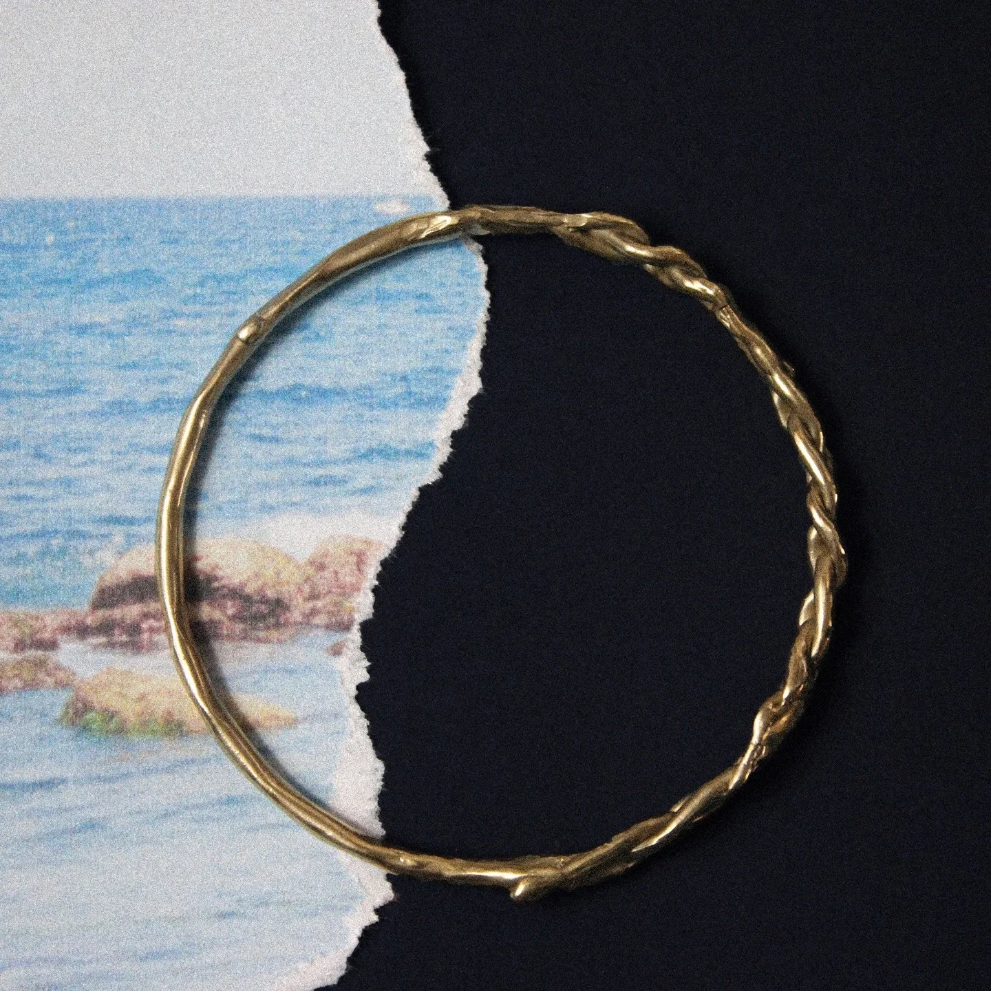 The braided bracelet.

Braided strands handformed &amp; cast in brass.
.
.
.
#slowmade