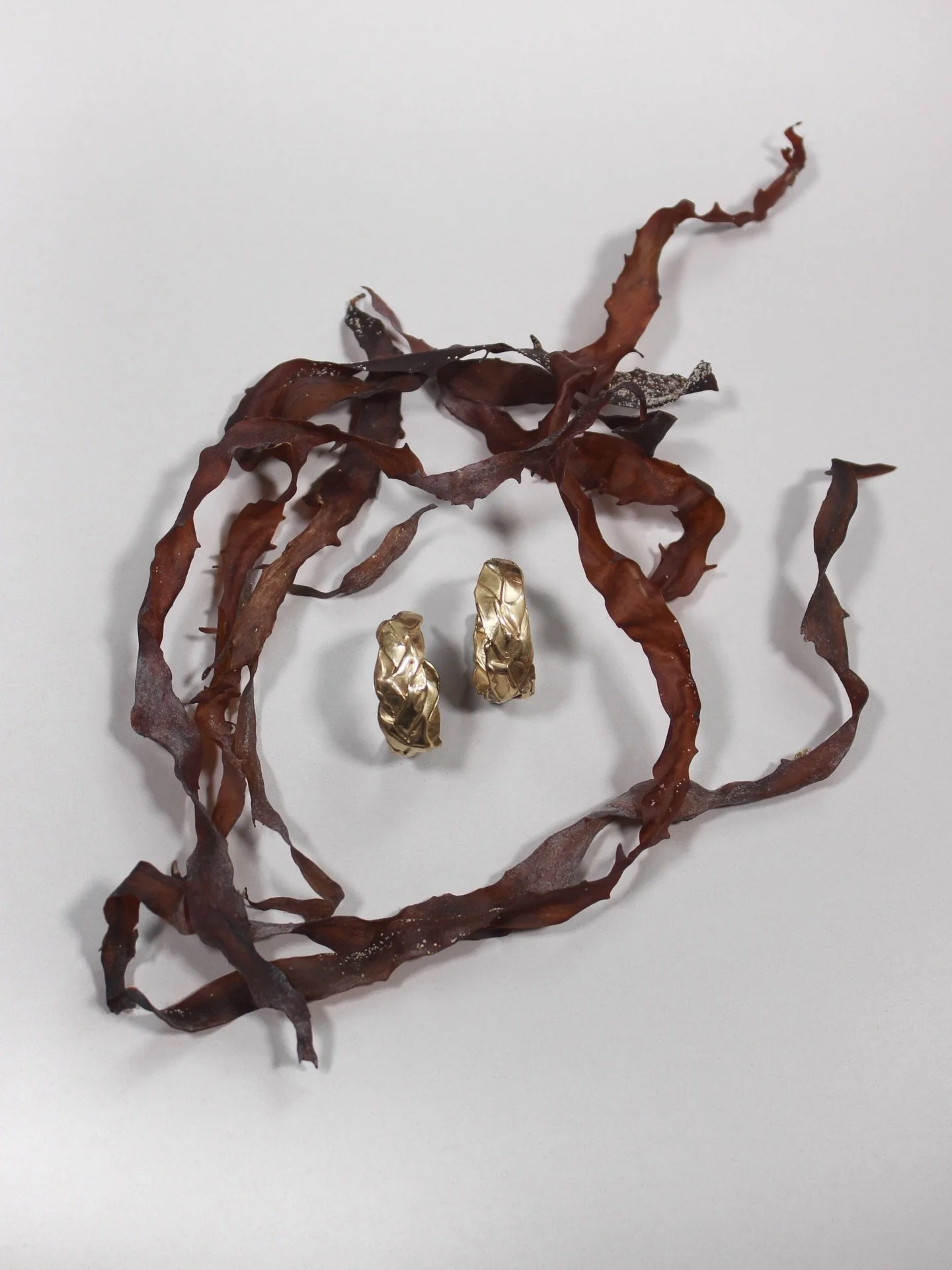 Tangled and woven.
An appreciation of organic textures.

The braided no2 hoops. 
.
.
.