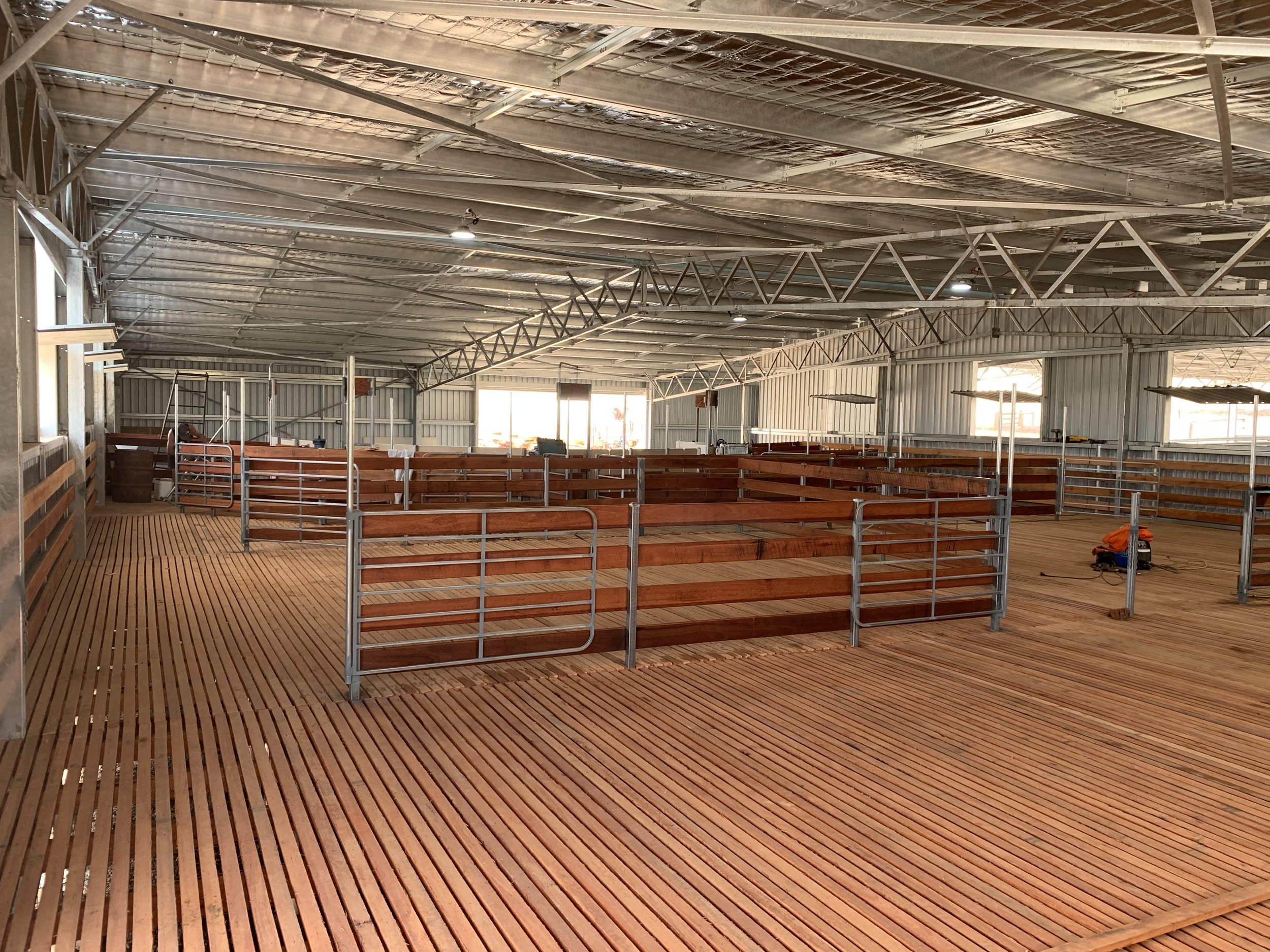 Shearing shed construction in WA Grid Construction — Grid Construction