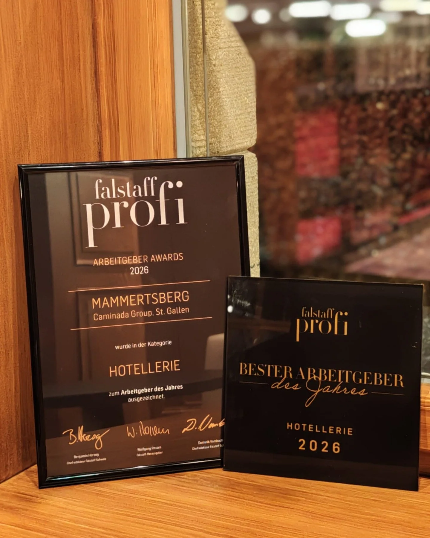 Passion, respect, and responsibility are at the heart of everything we do. From our daily work to the way we lead, these three values guide us every step of the way.

We&rsquo;re beyond proud to be named 'Employer of the Year' by @falstaff.profi.
A b