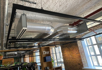 Light weight non-metallic hvac ductwork