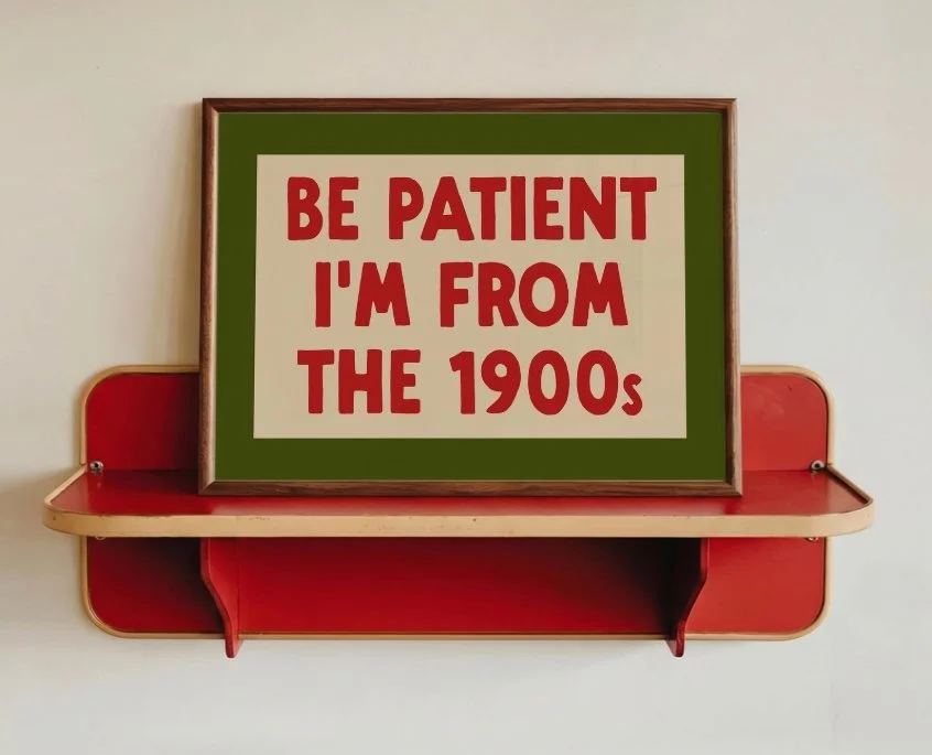Dandy Prints - Funny Patient 1900s A3 Print