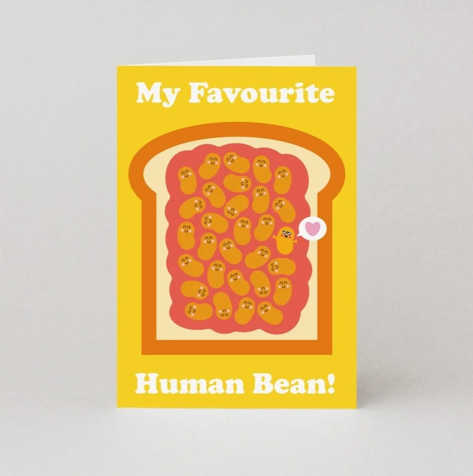 Favourite Human Bean Valnetines Card - Studio Boketto