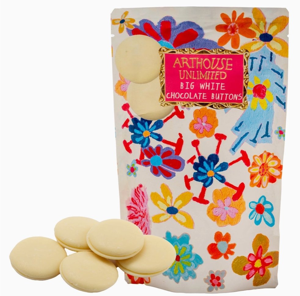 Arthouse Unlimited - Big Chocolate Buttons - White or Milk