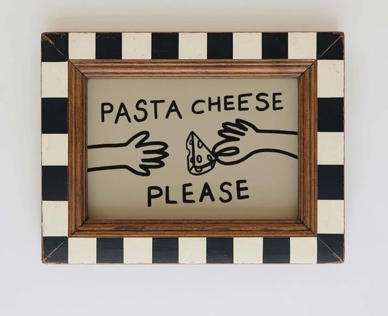 Dandy Prints - Pasta Cheese Please A3 Print