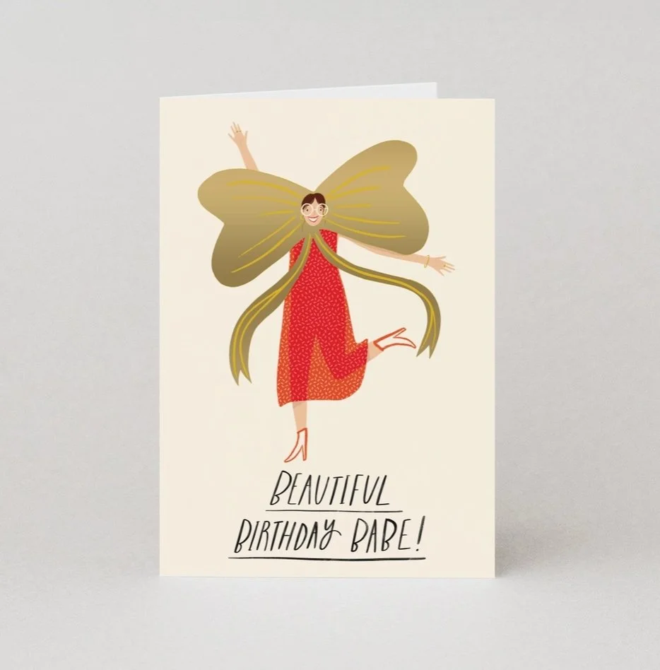 Beautiful Birthday Babe Birthday Card - Studio Boketto