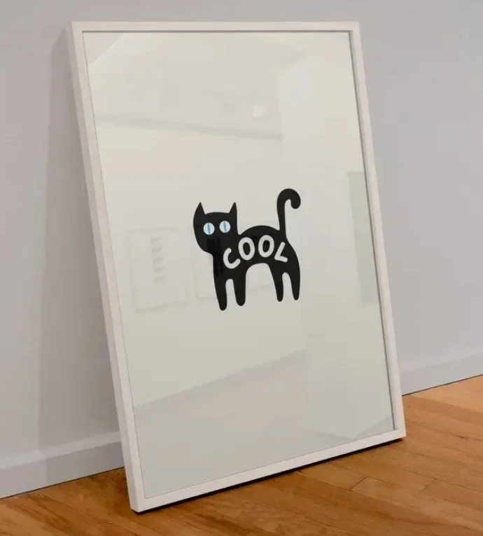 Cool Cat A5 Art Print